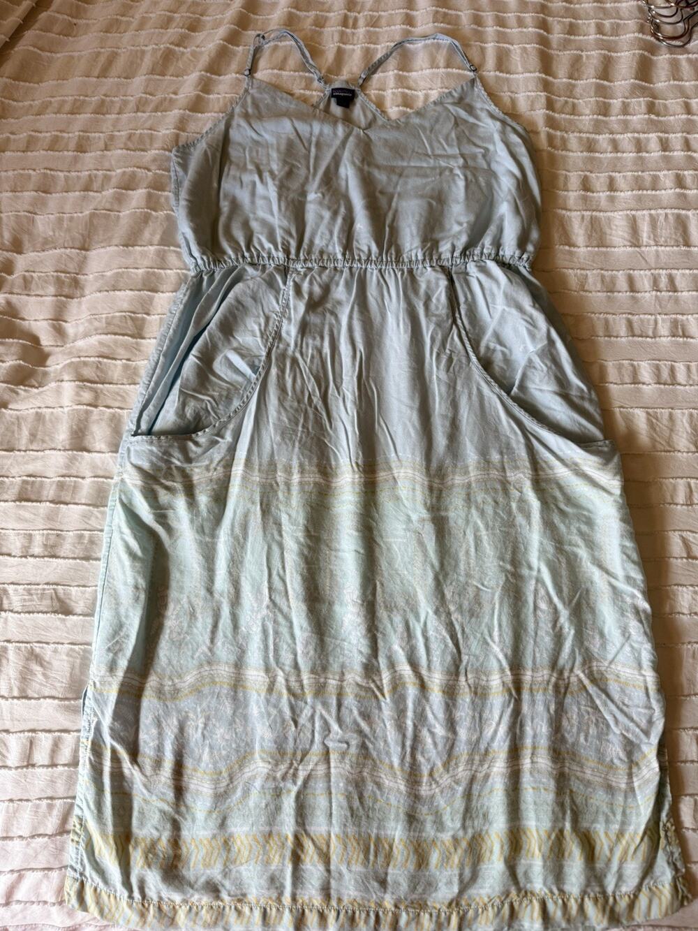 Patagonia Dress Large Lost Wildflower Tencell Material